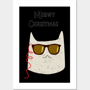 Meowy Christmas Posters and Art